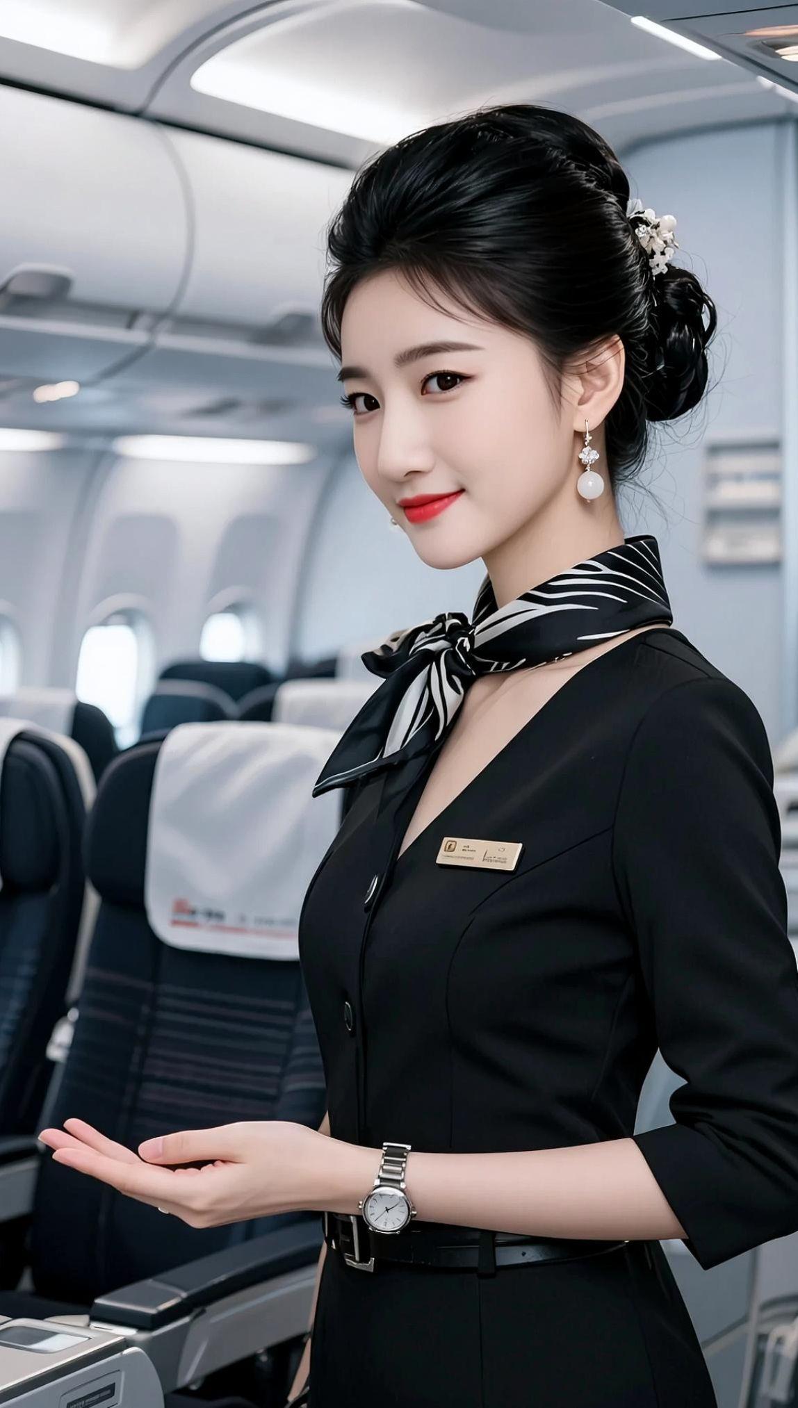 AI空乘职业写真