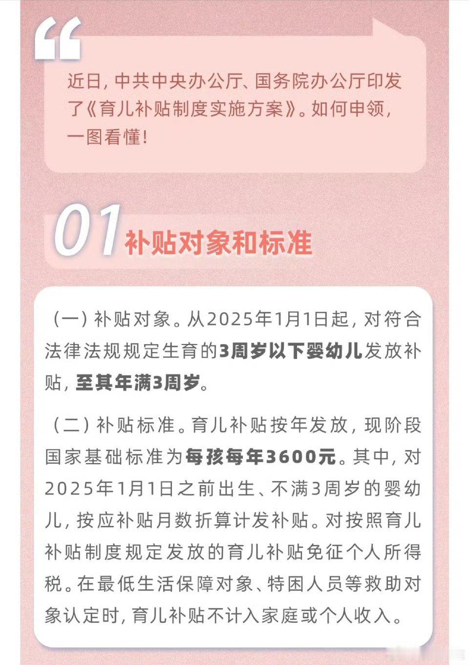 育儿补贴不分一孩二孩或者三孩 这种对于想要生孩子的人来说，确实是一种很好的补贴，