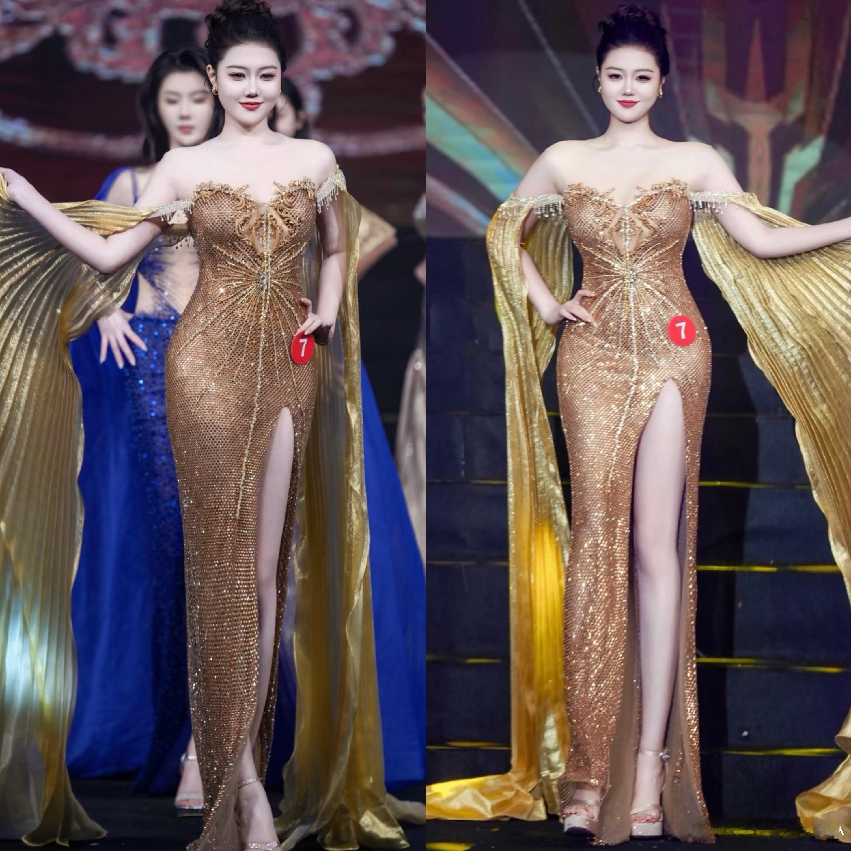 河北姑娘连子欣，凭一己之力把审美拉回来了，身高175cm，体重120斤，长得珠圆