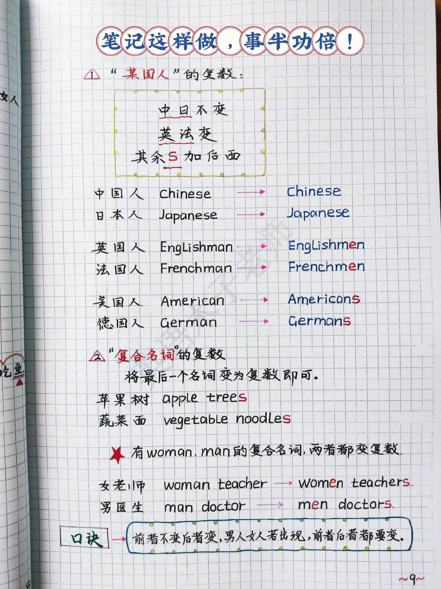 笔记这样做，事半功倍！