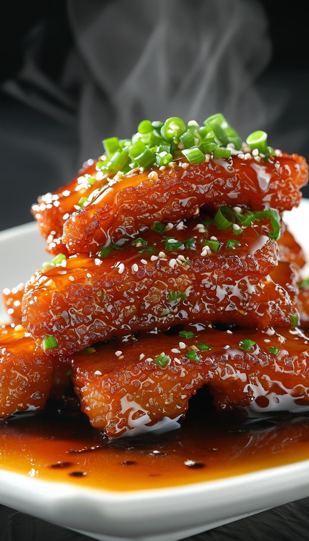 大家好！今天我想和大家分享一道深受喜爱的经典中式佳肴——糖醋里脊。这道菜以其色泽