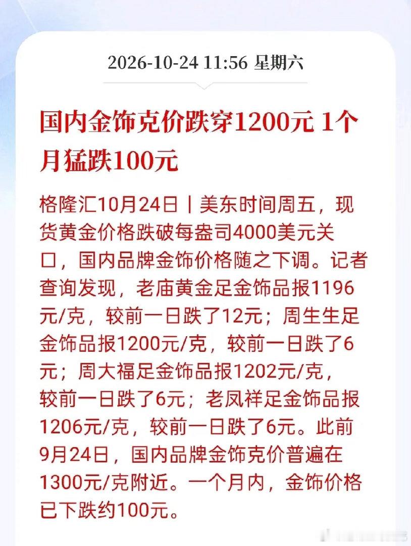 下周，黄金股可能又要“瑟瑟发抖”了！1、黄金已经跌破4000美元了前低附近，如果