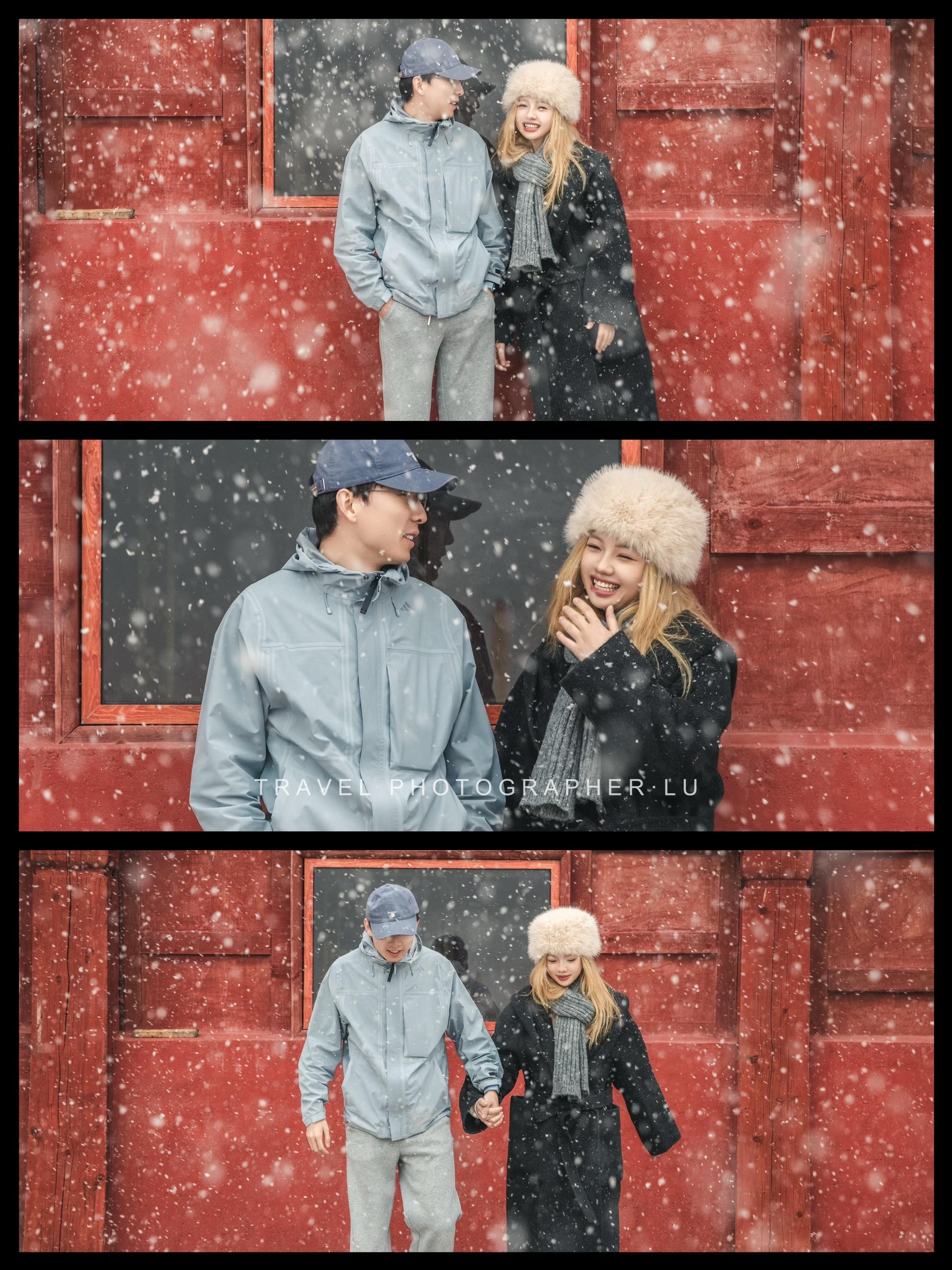 下雪的理塘一样美
