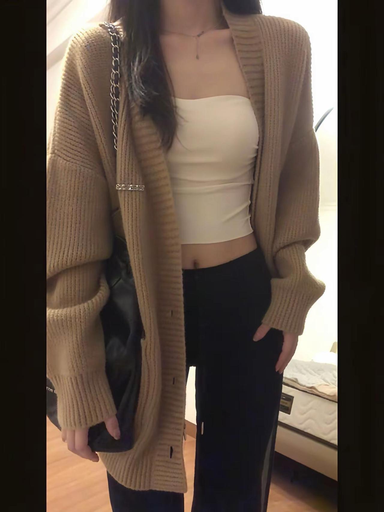 5套春季休闲气质开衫穿搭。