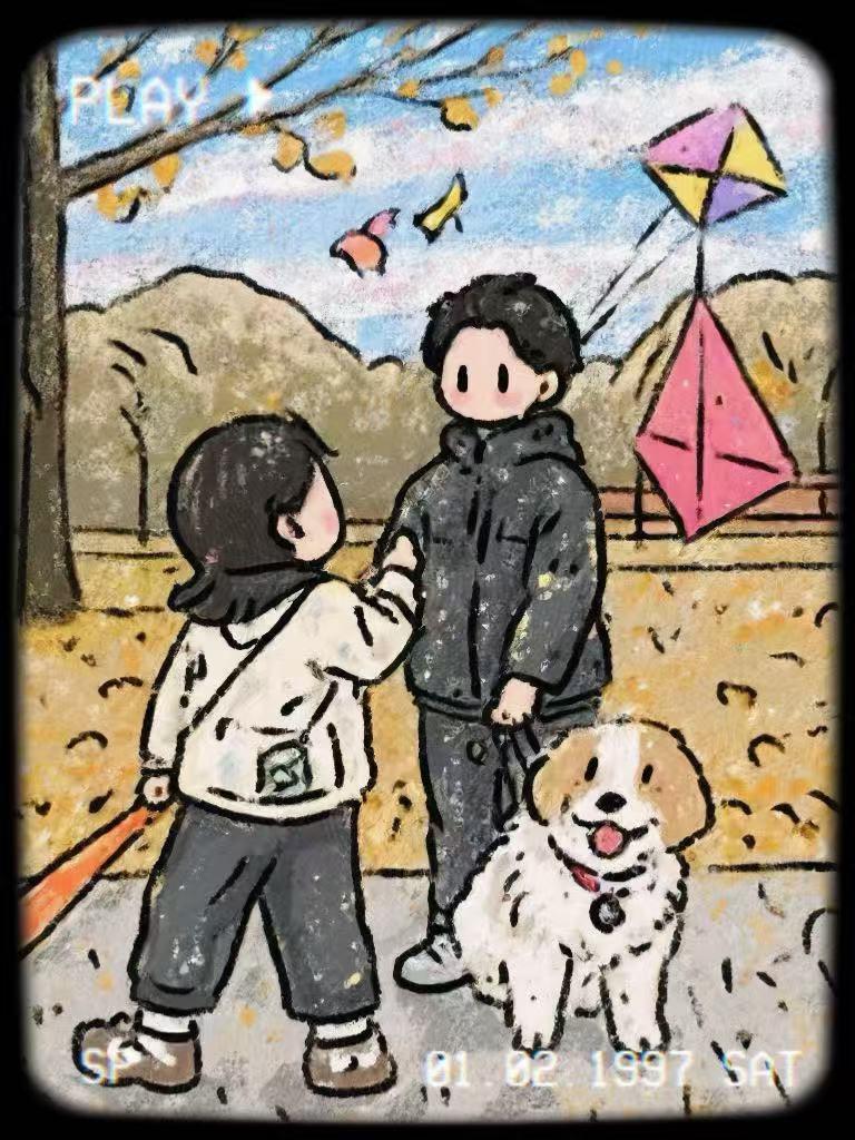 “秋天”可以用“autumn”或“fall”（主要用于美式英语）来表达。例句：