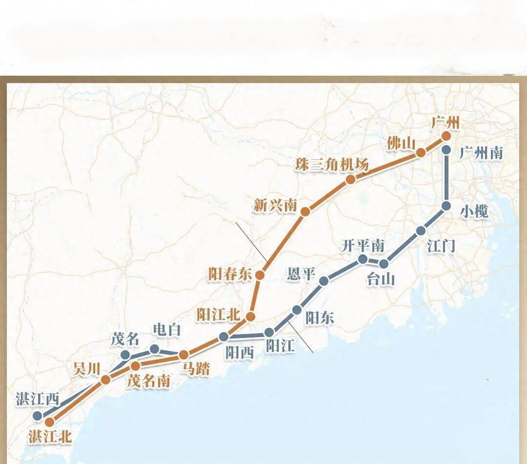 有广州南至湛江西，广州白云站至湛江北双通道铁路加持，预估湛江会成为2026春节黄