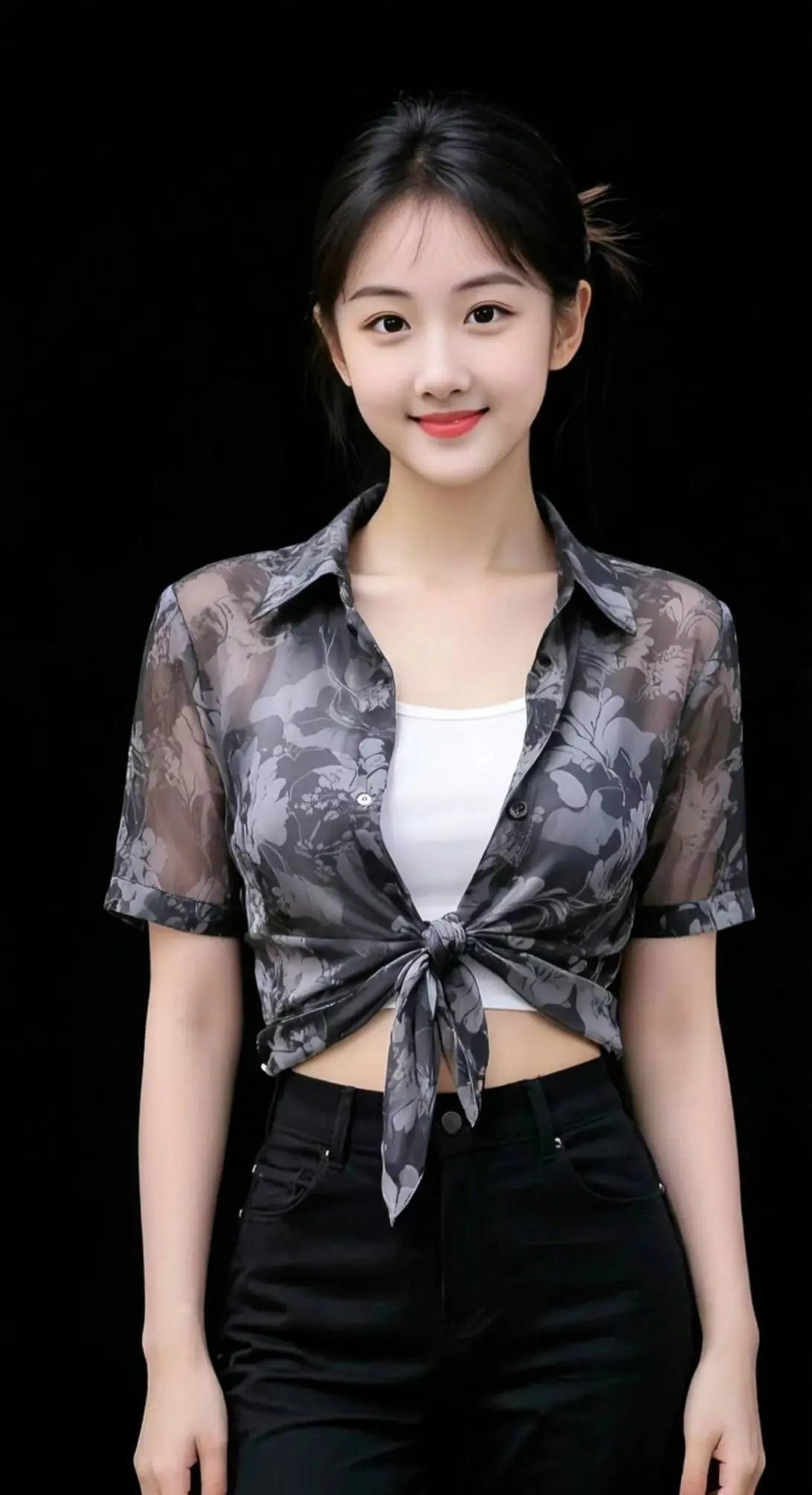 AI瓷白微胖甜笑写真 ai创作全新升级 知性女人 爱美是女人的天性