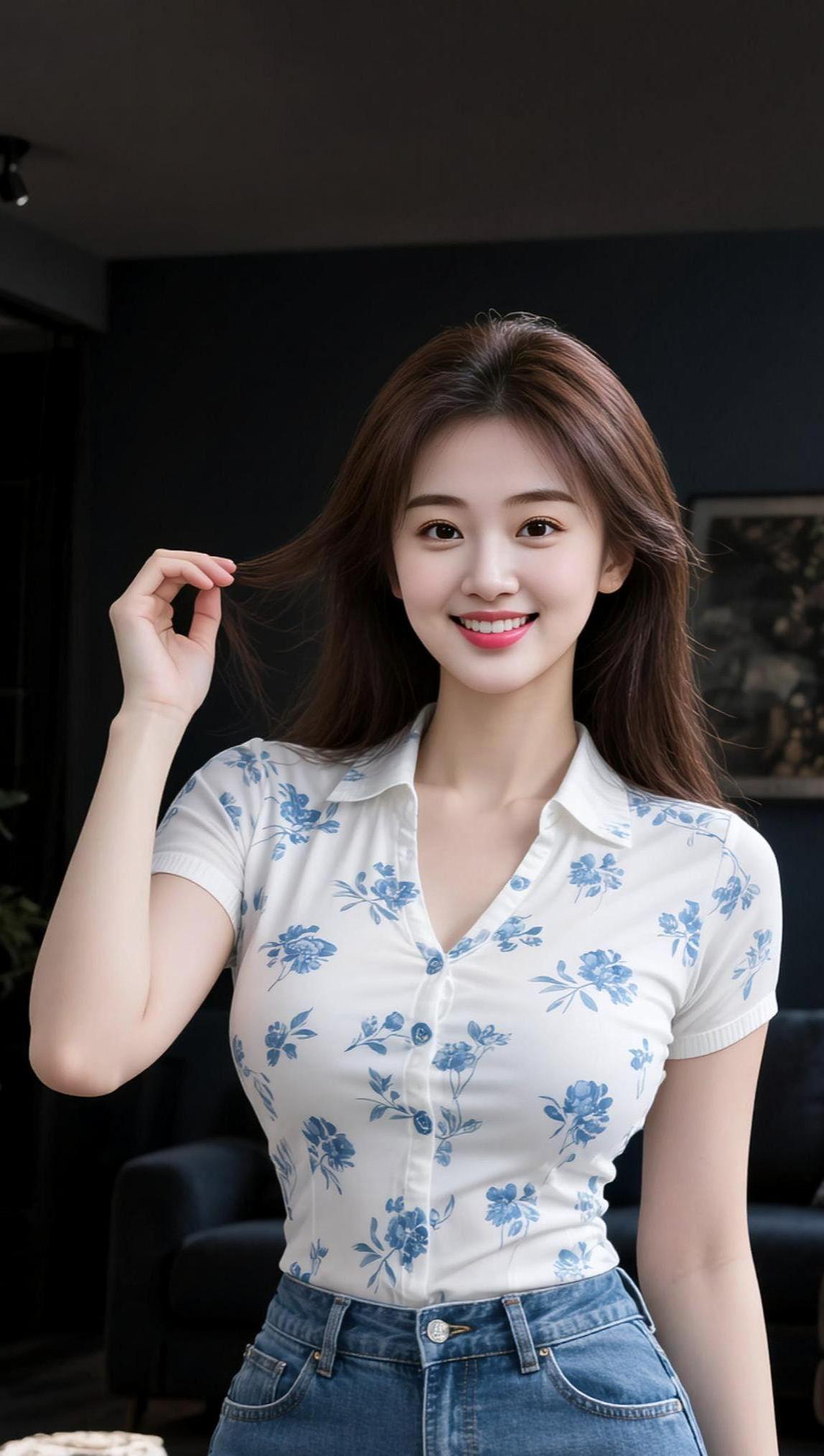 温馨居家写真  抖音ai创作 高颜值