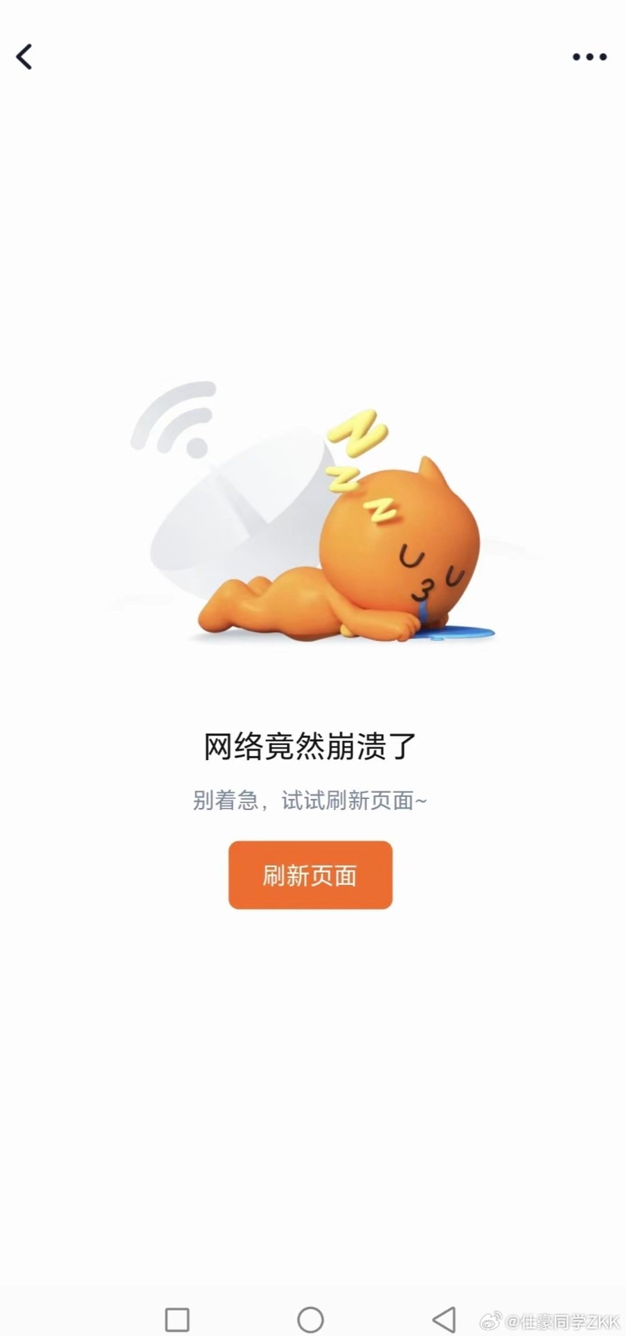 淘宝崩了还以为是网络问题，我说怎么付不了款，双11这得多少买东西的，你的淘宝崩了