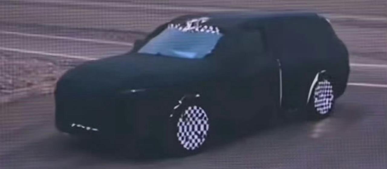 东风奕境，首款车型，实车伪装谍照，大六座SUV即视感【来自懂车帝车友圈】