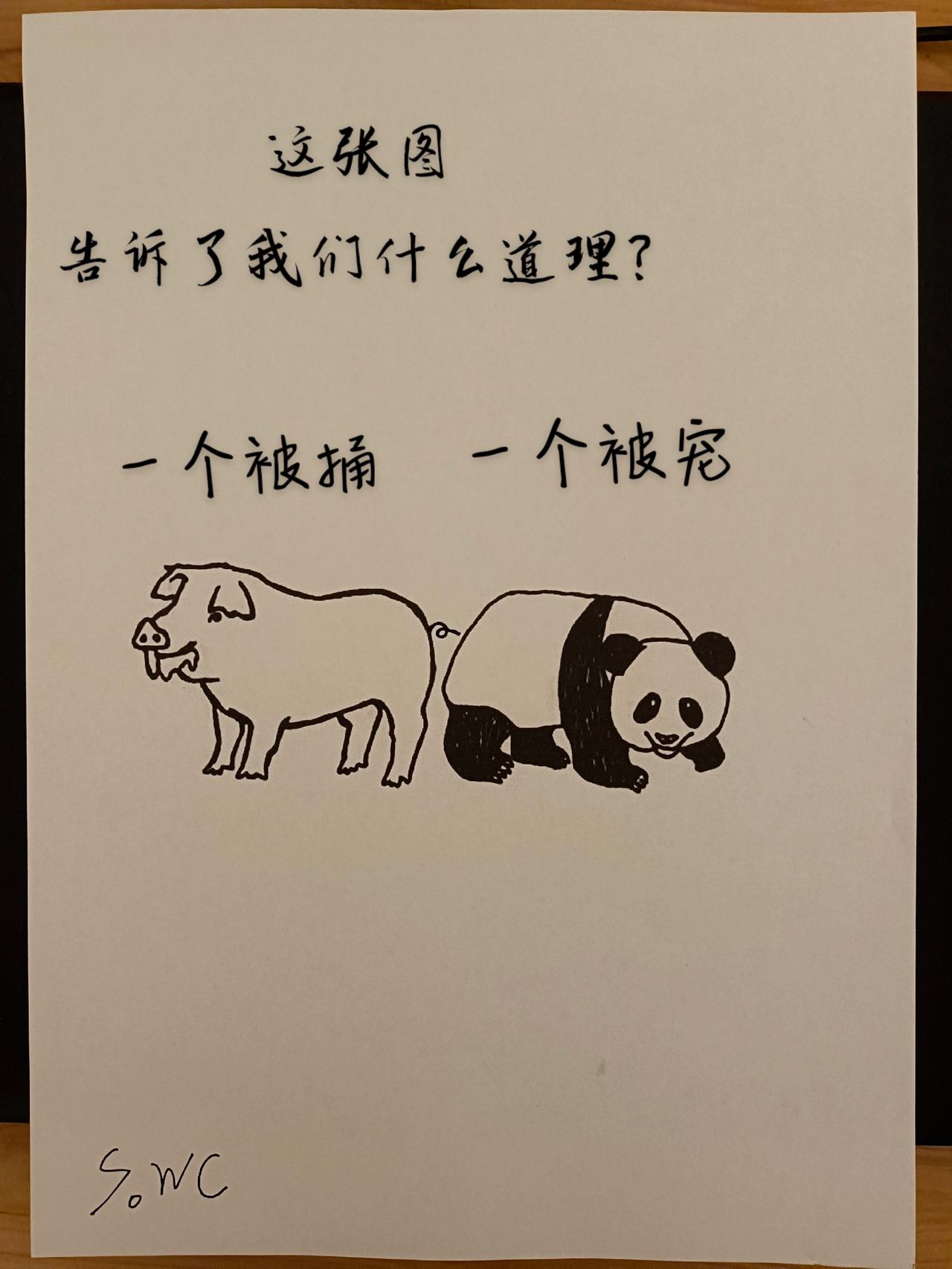 搞笑评论 
只因穿着不同，命也不一样。