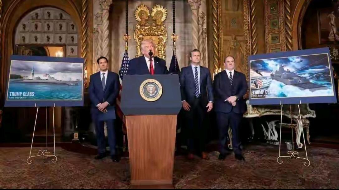 特朗普“口风”突变：从“黄金舰队”到“没针对中国”，背后究竟何意？
      