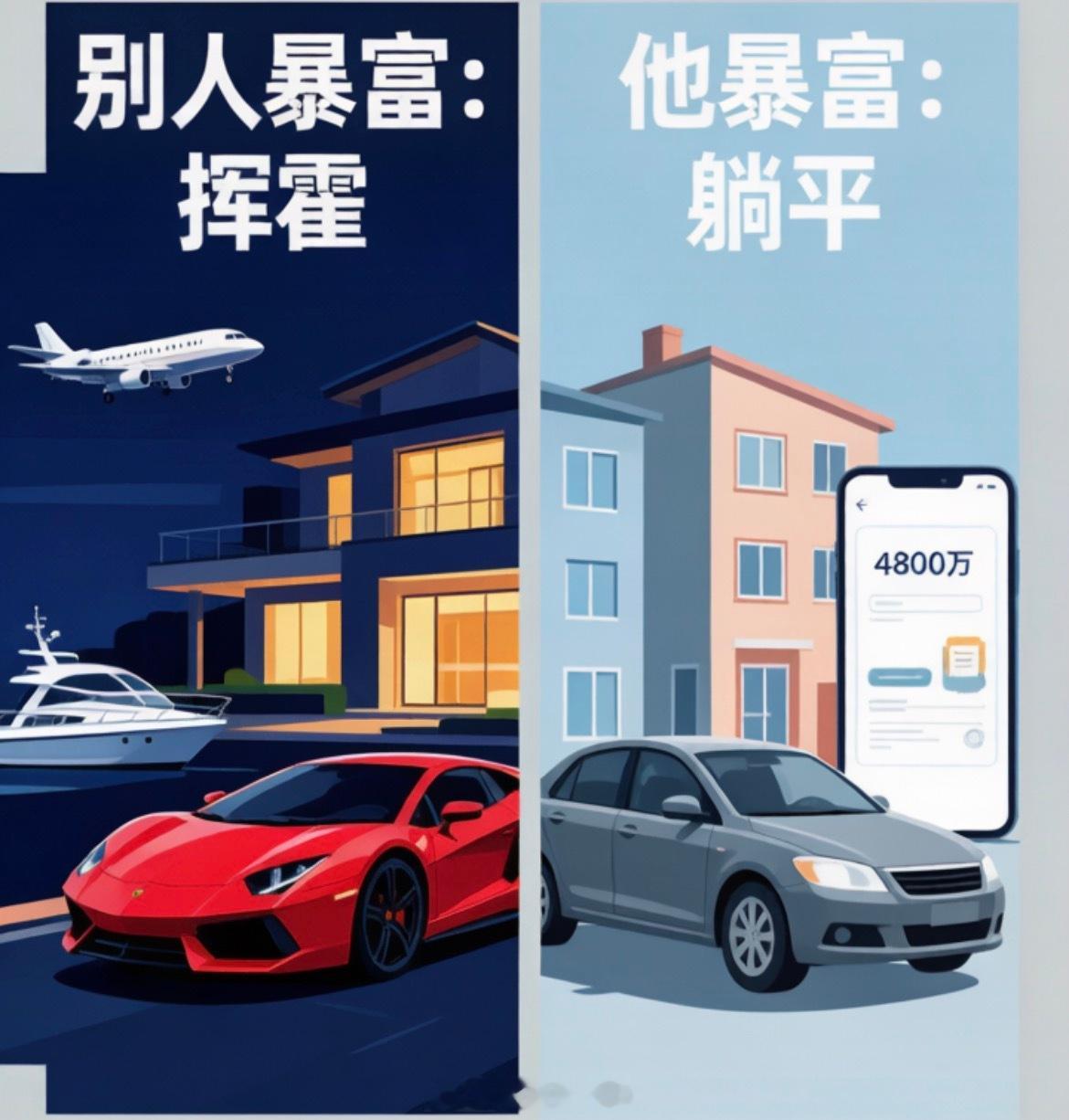 男子中6022万彩票坚持不投资不挥霍💰15元中6022万，到手4800多万，他