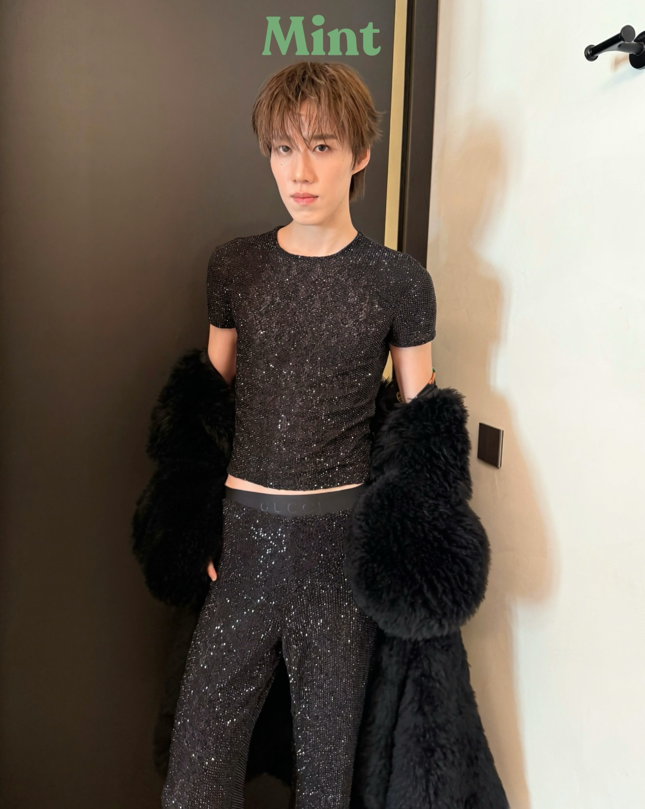 Gucci大秀 Gucci品牌大使PP Krit亮相 米兰时装周时装周 ​​​