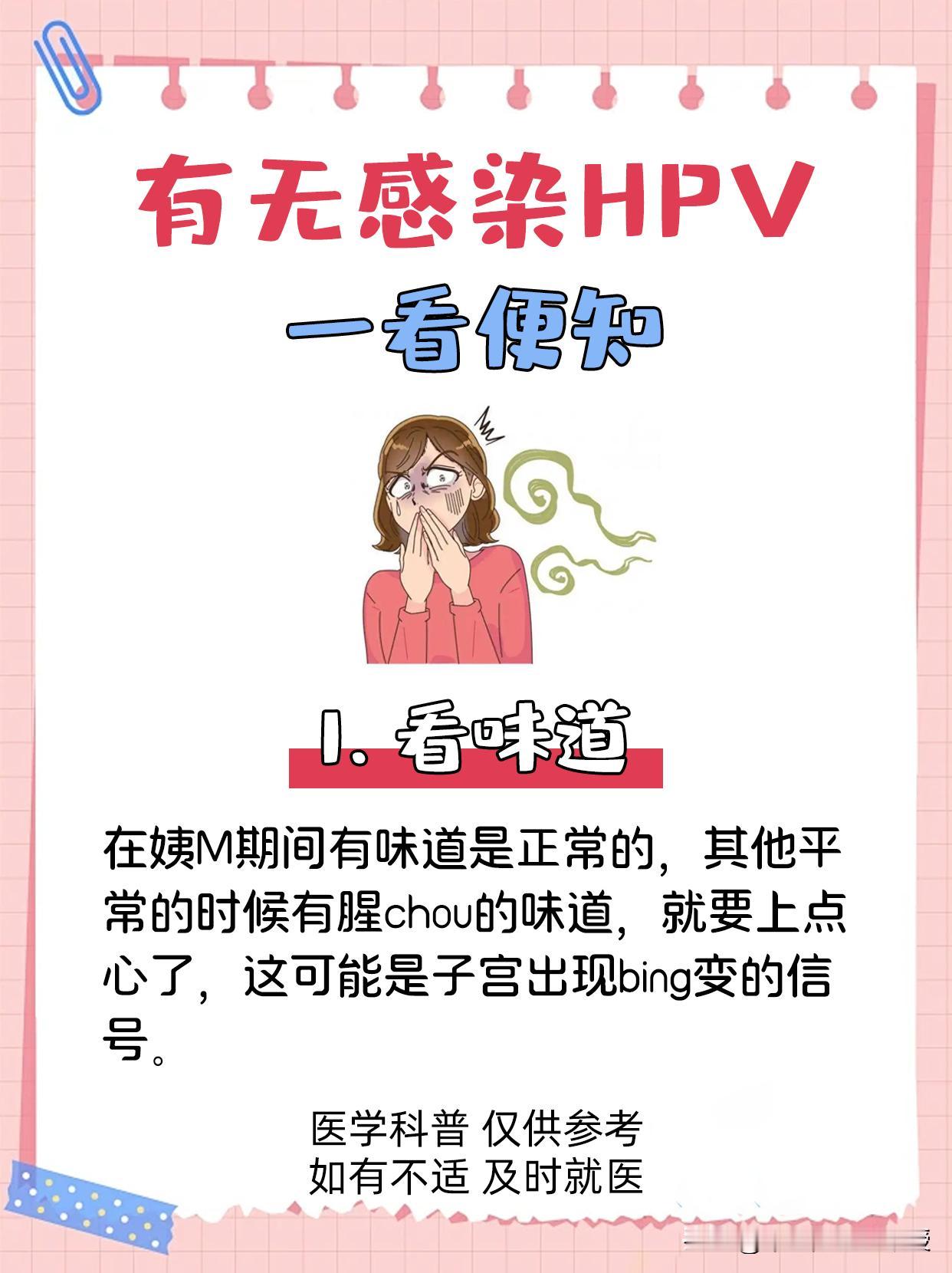 有无感染HPV，一看便知