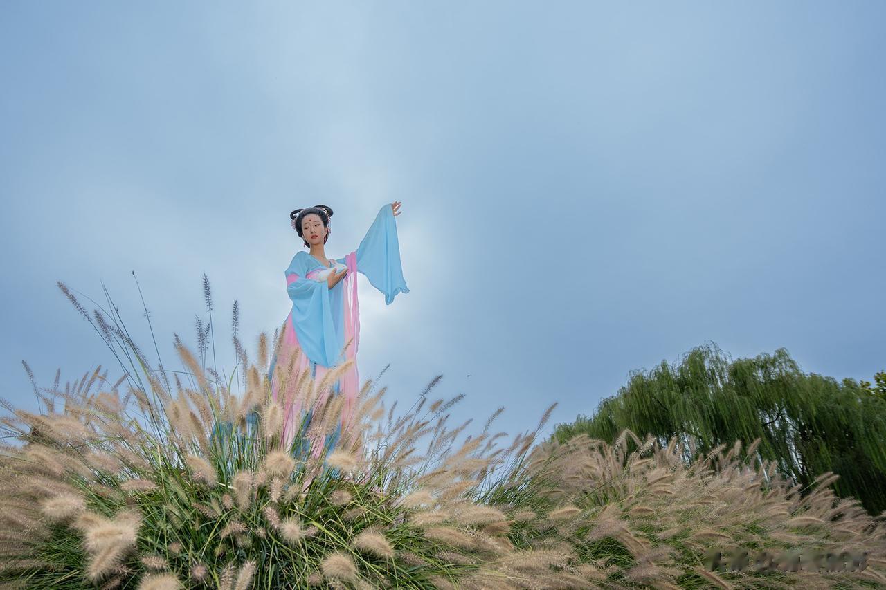白兔捣药秋复春，嫦娥孤栖与谁行
拍摄地：石家庄高远九龙湖 
友情出镜：小张 
组