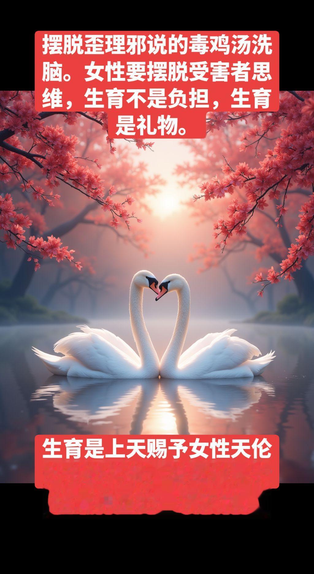 所以不要 。 女性要摆脱受害者思维，生育不是负担， 。生育是上天赐予...
