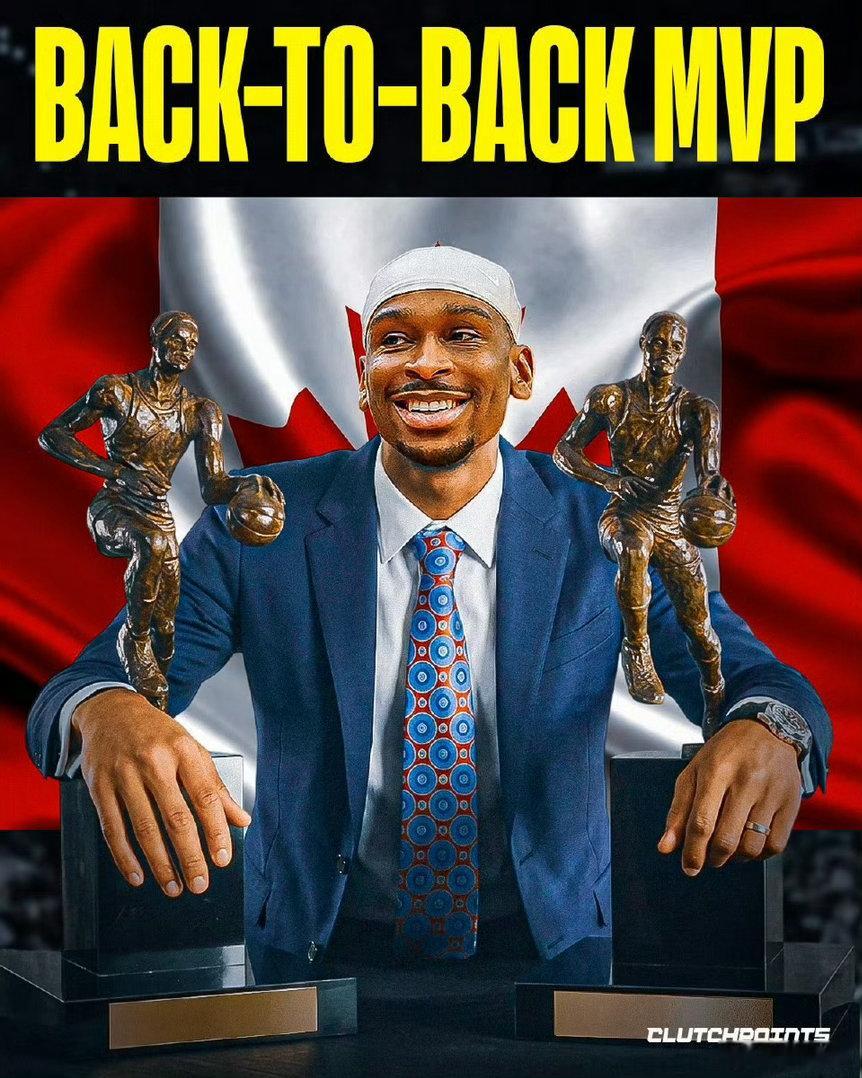 据 ESPN 多位消息人士透露，俄克拉荷马城雷霆队的谢伊．吉尔杰斯﹣亚历山大连续