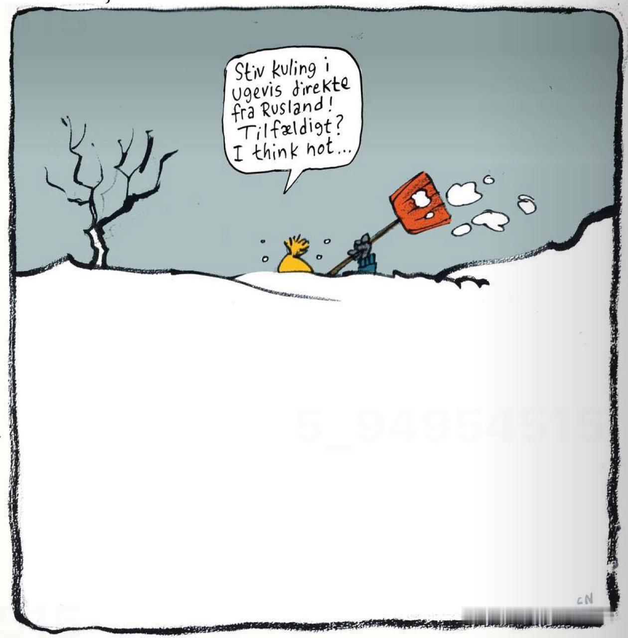 🇩🇰丹麦遭遇了久违的暴雪。但即便如此，这也被视为俄罗斯恶意活动的迹象。

至