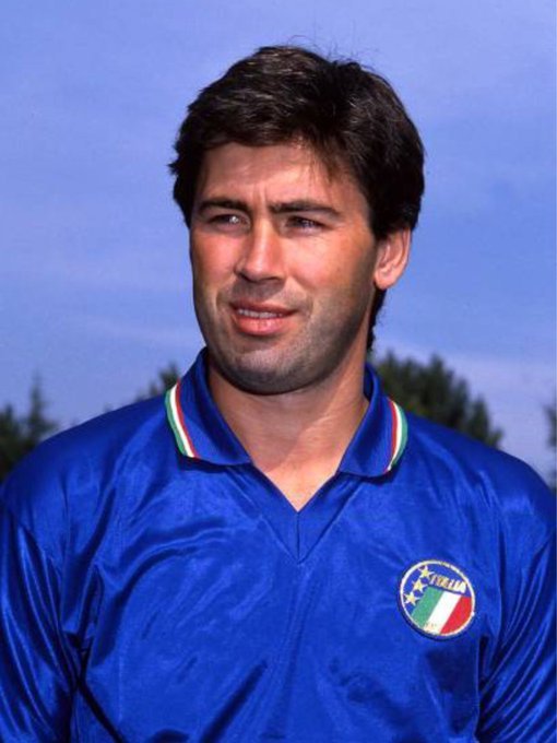 【老照片】 意大利国家队 A young Carlo Ancelotti.🇮?