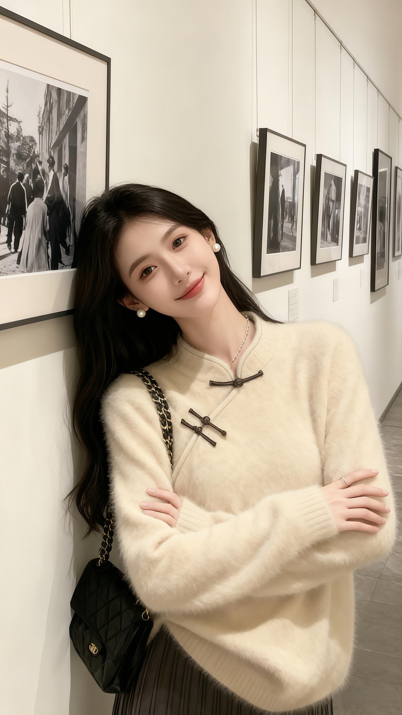 穿搭 冬季穿搭 温柔穿搭 打底衫 毛衣