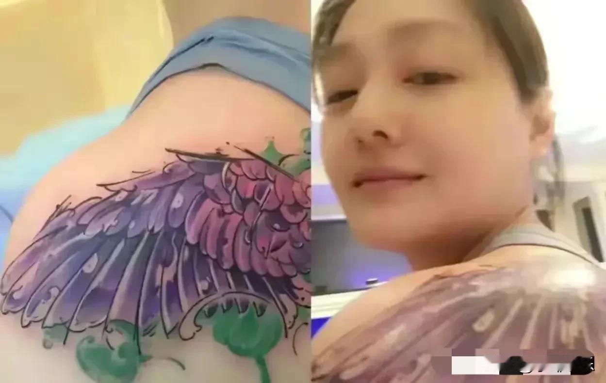 大S二婚后打回原形，全身都纹了起来！妥妥的太妹风格。纹身这种事情，我有点落伍，接