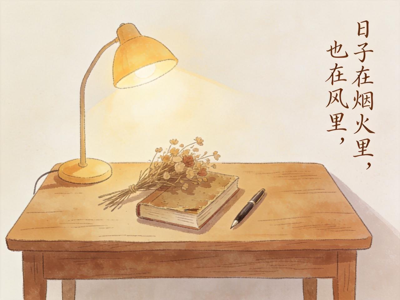 那些细碎的日常小事，也慢慢酿出了温柔的质感。