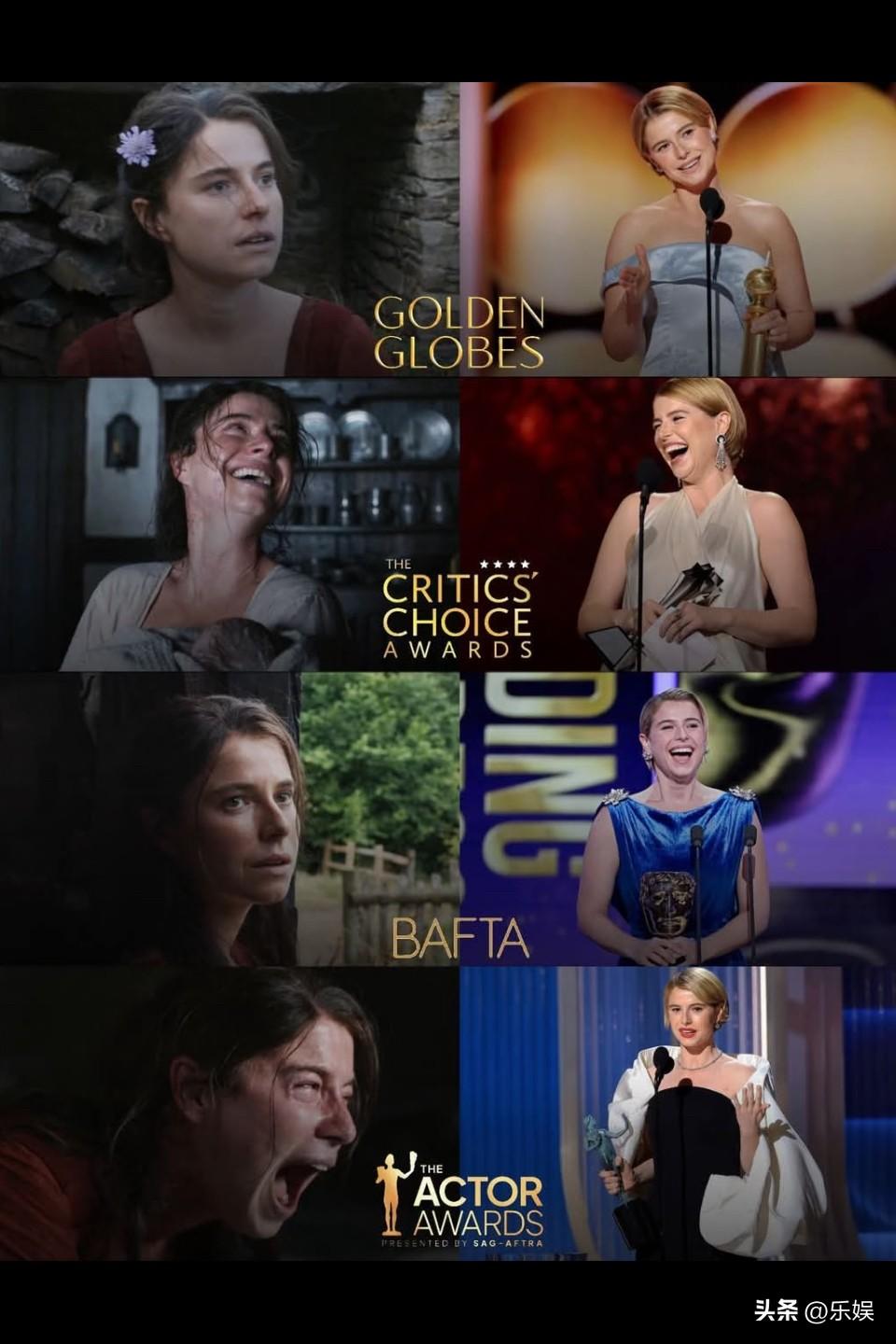 锁定奥斯卡！杰西·巴克利横扫四大风向标！
2020年第一次注意到她，凭《野玫瑰》