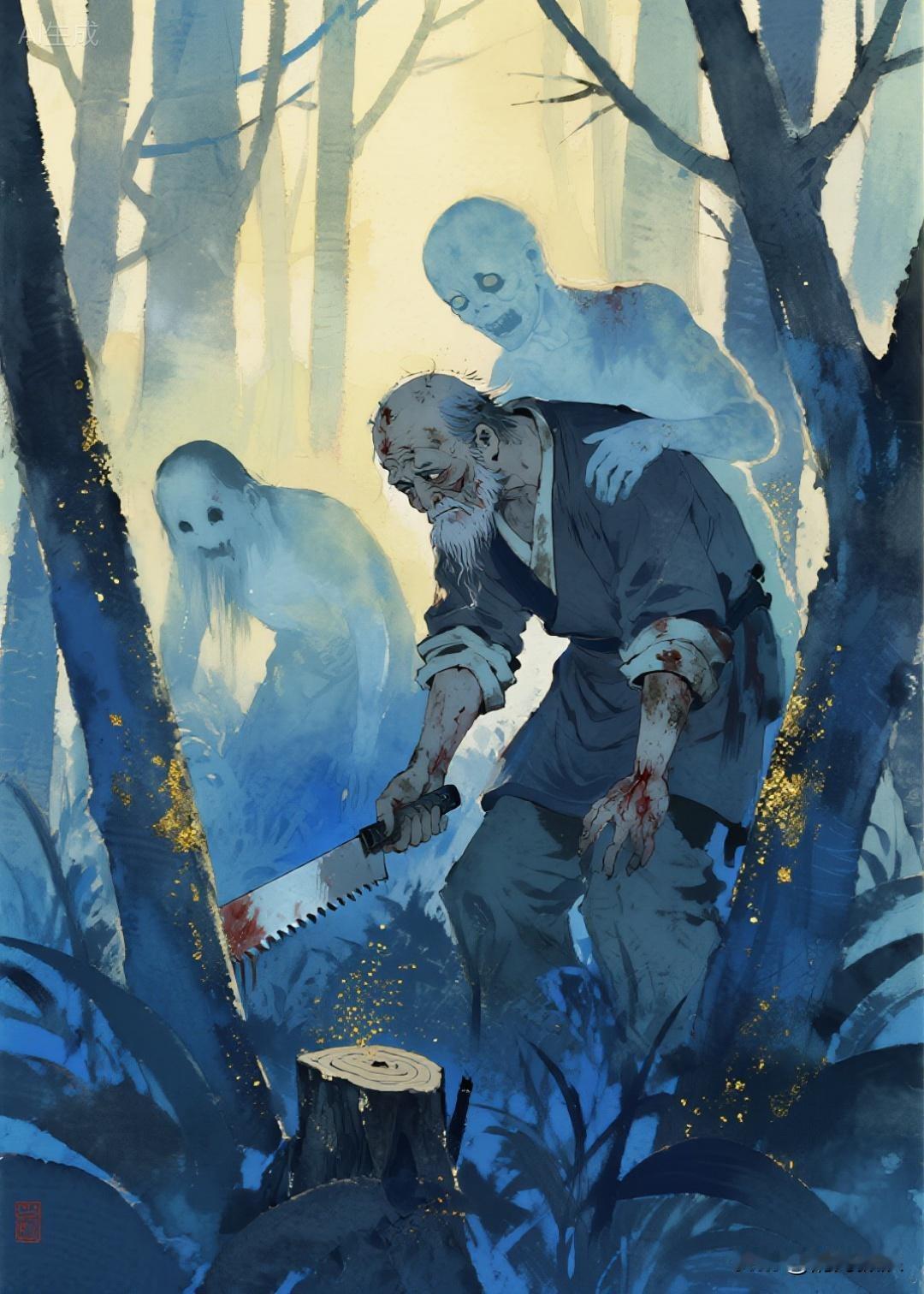 明朝传奇故事
某乡间有一个木匠姓李，因为长了一脸络腮胡子，别人都叫他李胡子。
一