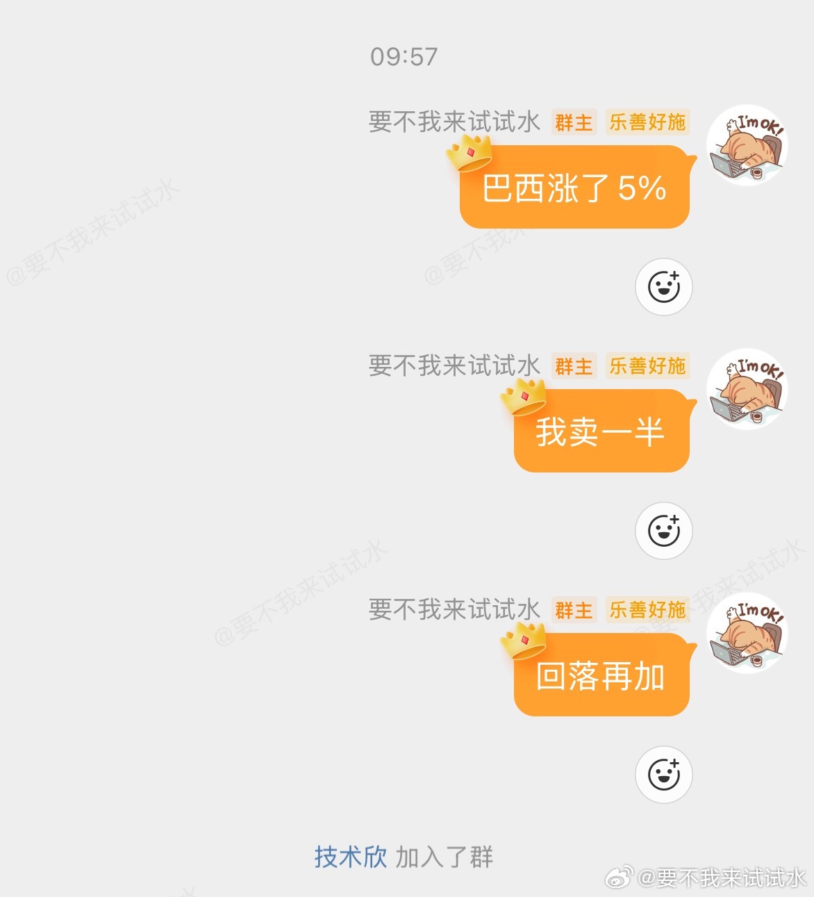 巴西大跌，不跌我怎么加，跌吧 