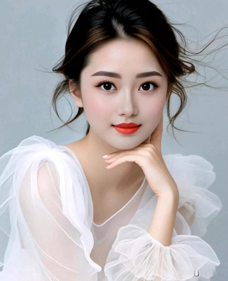 温柔甜美的白纱少女，梦幻的氛围，让人心驰神往。
