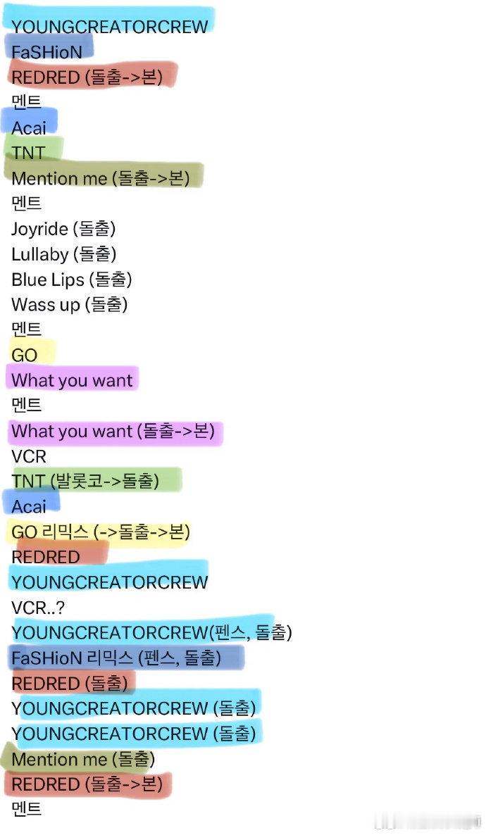 CORTIS演唱会被吐槽一首歌最多唱五次。。 