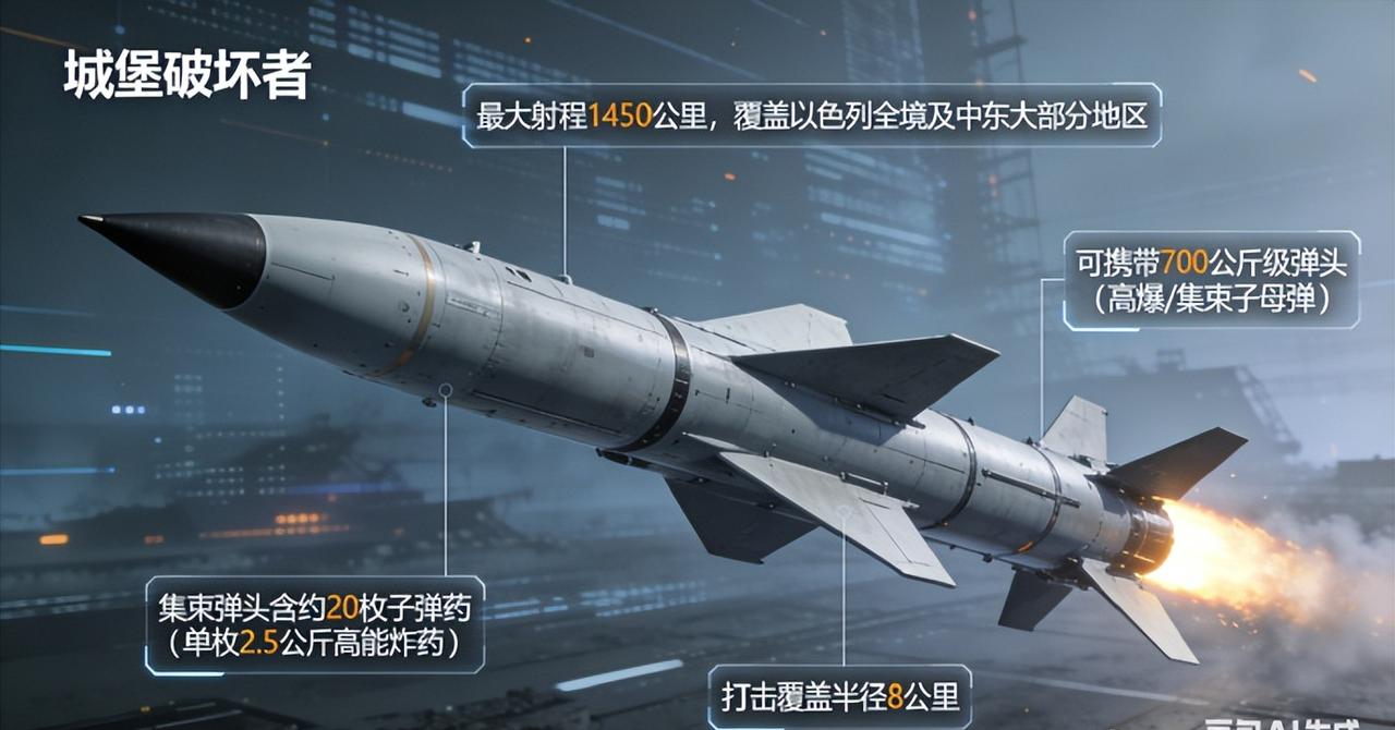 打脸美防长！30枚 “城堡破坏者” 抵达以色列，伊朗导弹“兵器谱”有多少款？
美