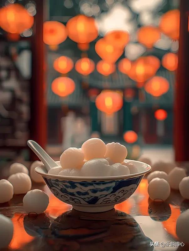 《元宵佳节念亲情》乐韵诗心原创诗词:
烟花璀璨映月明，
张灯结彩喜相迎。
佳节思