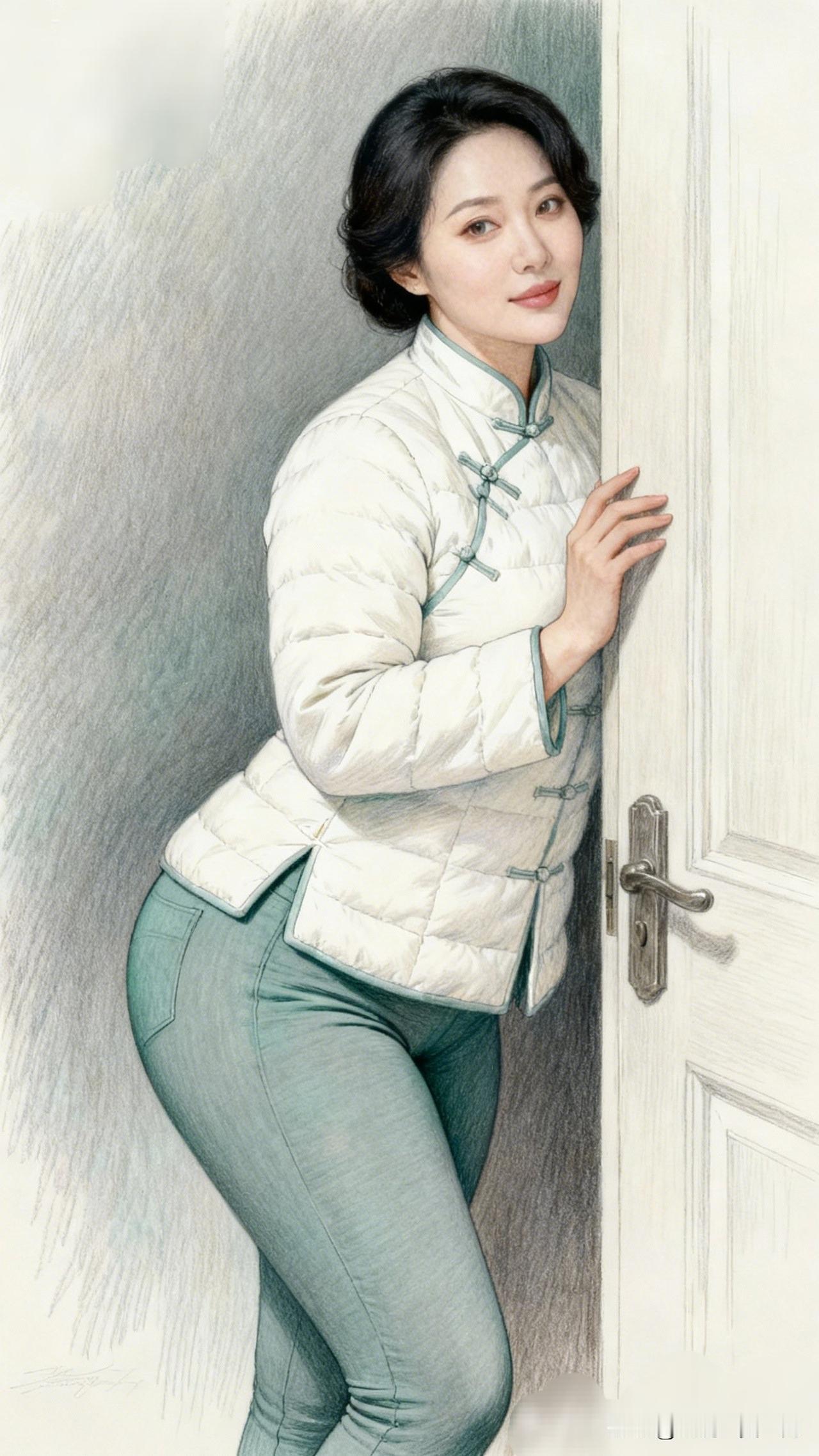 门掩春光里，美人倚门立。女人50岁，最好的状态是什么