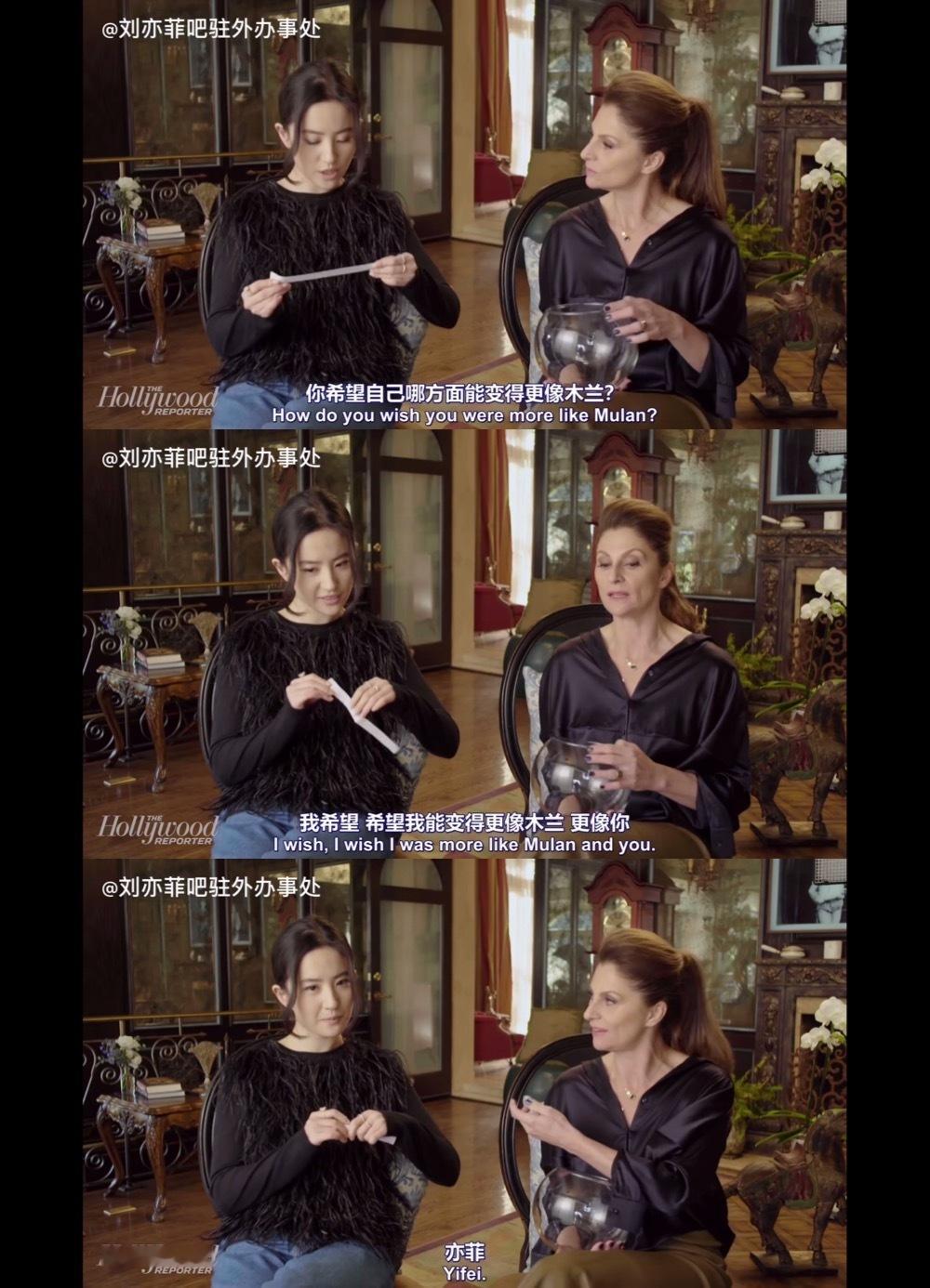 想成为刘亦菲这件事真的很正常包括迪士尼MULAN导演也说过想成为MULAN想成为