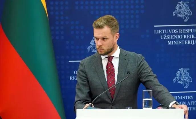 【立陶宛外长：要用武力与中国对话】当地时间5月12日，立陶宛外长兰茨贝尔吉斯在瑞
