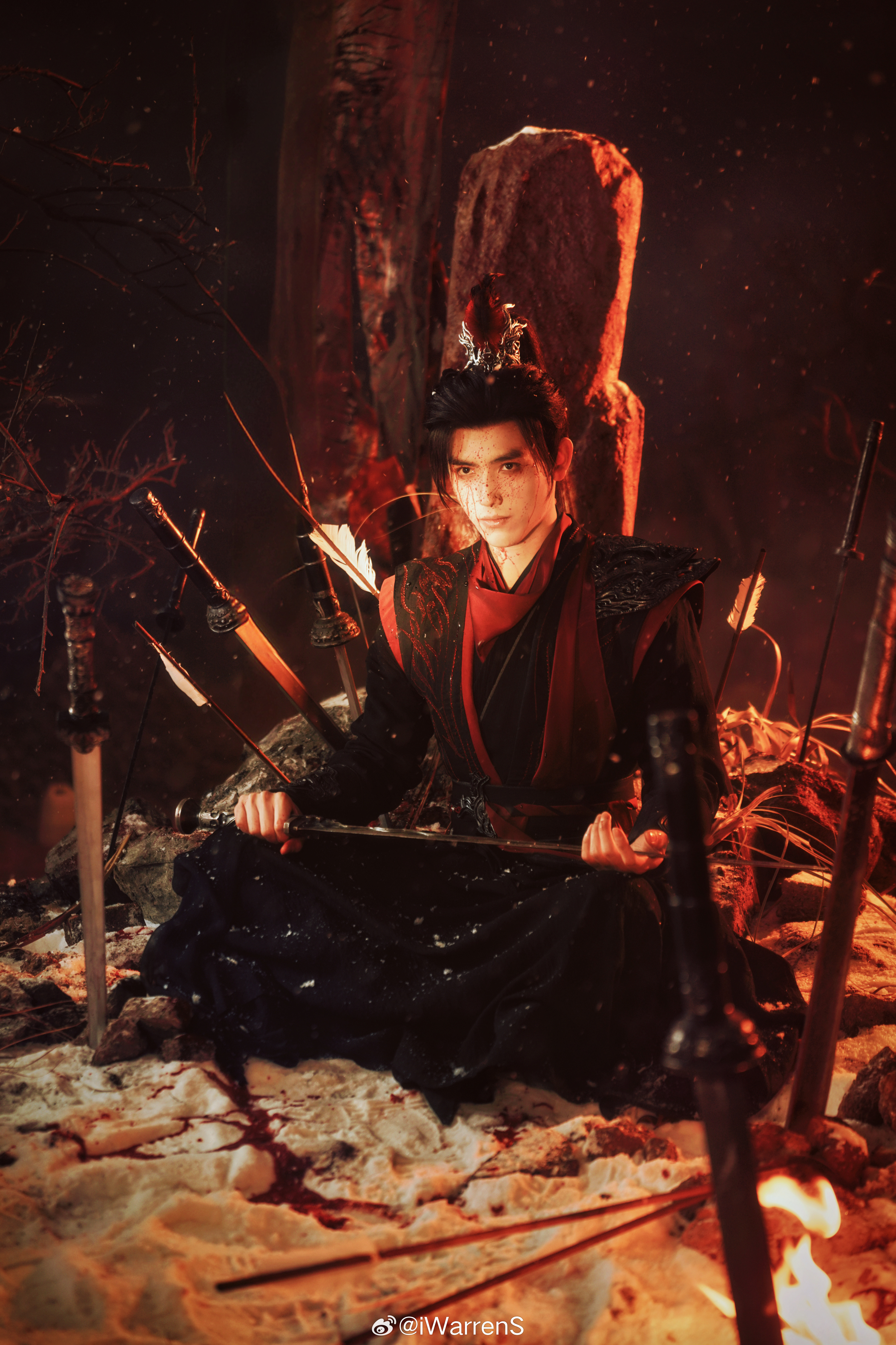 陈飞宇古装就是很帅呀！3.28来看白日提灯段胥呀！陈飞宇古偶男妲己