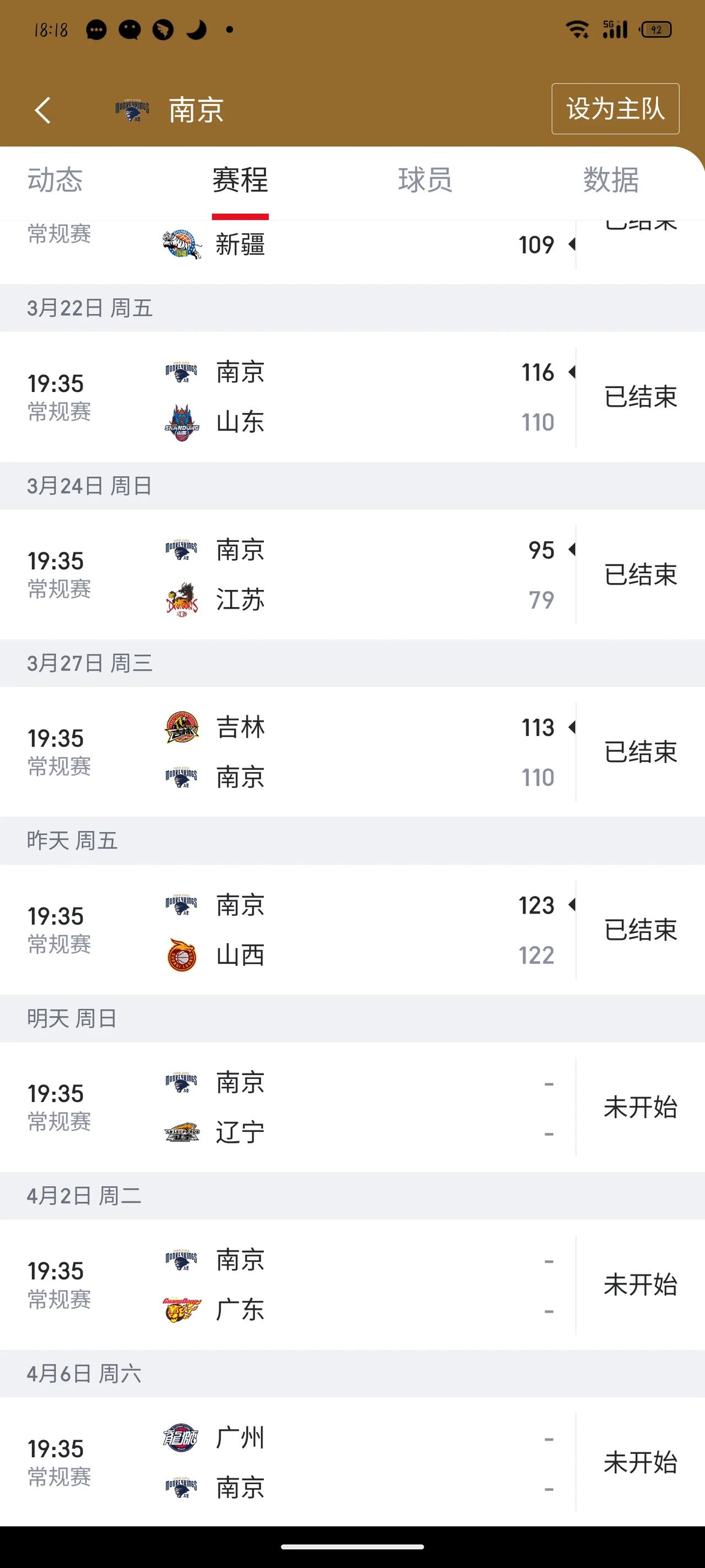 南京同曦想进季后赛难啊，后面赛程对辽宁，宏远和广州，没一个好打，只能希望队内年轻