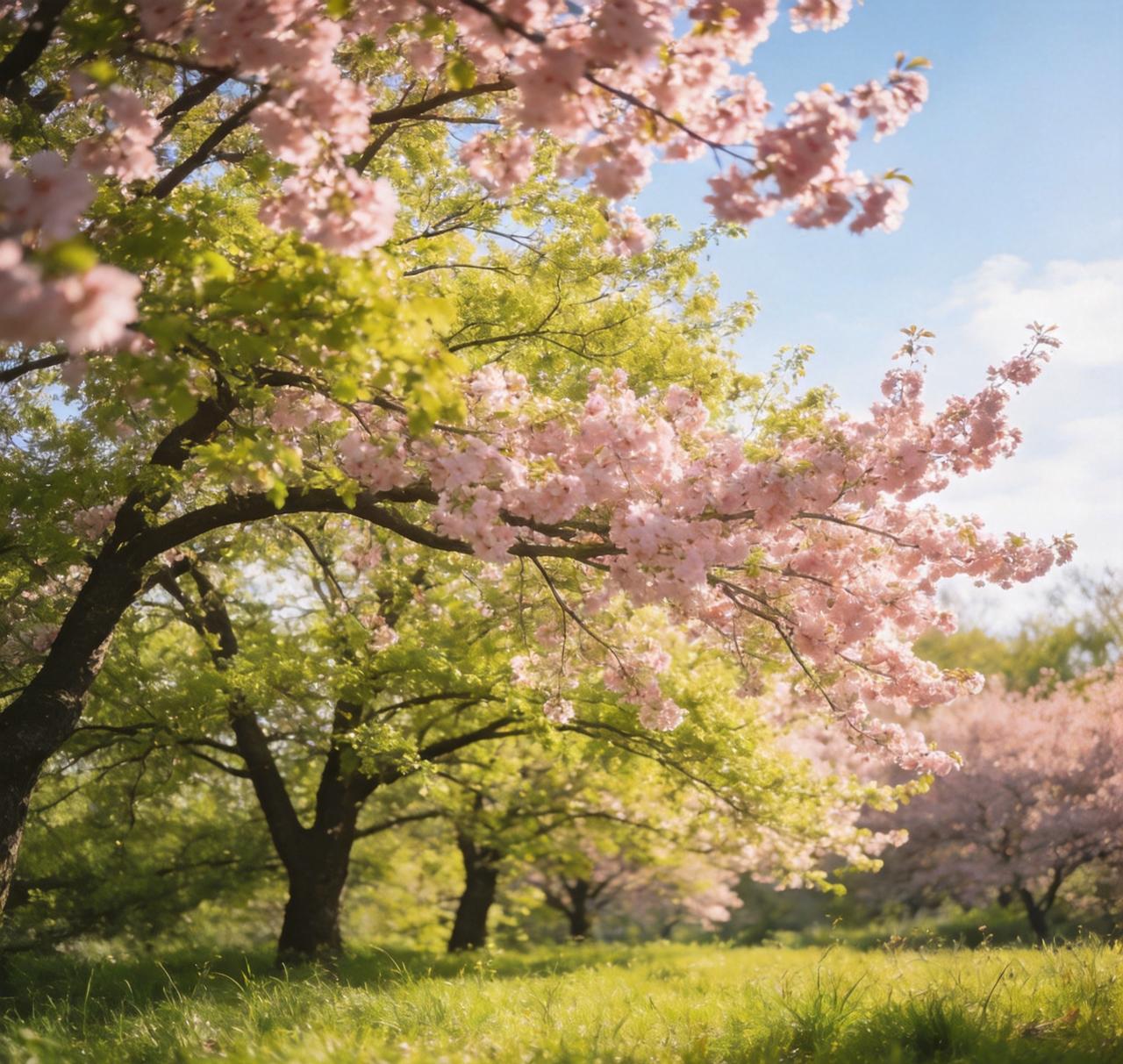 解释，冬天寒冷树叶掉，春天暖和花儿全开。冬春、冷暖、枯败和繁花刚好对上，一衰一盛