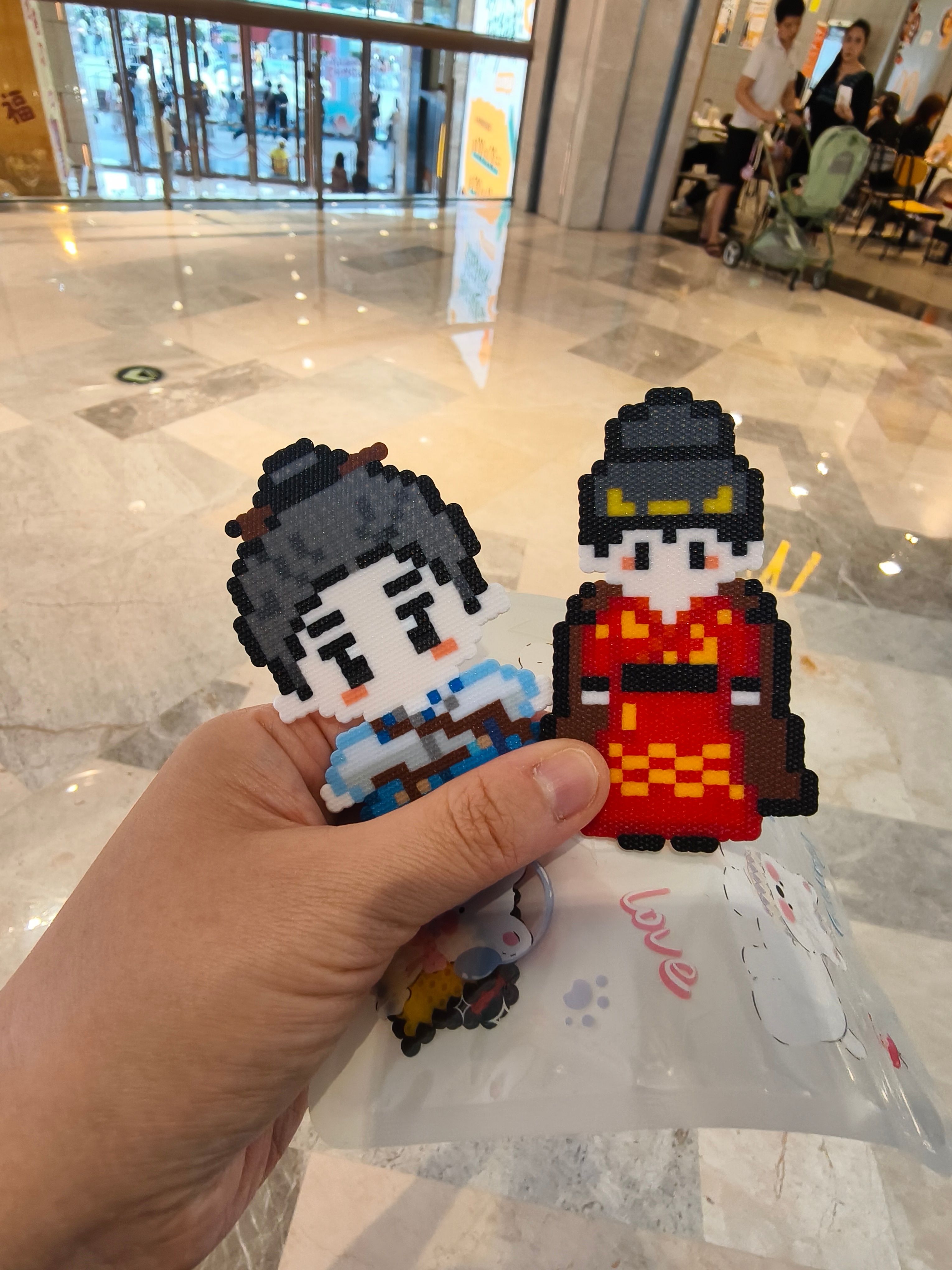 看得出我拼的是谁吗？拼豆任嘉伦