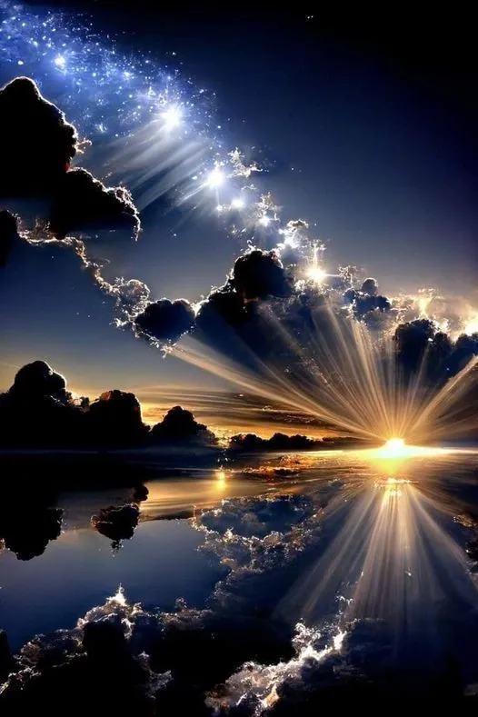 美图欣赏——夕阳下的光芒万丈