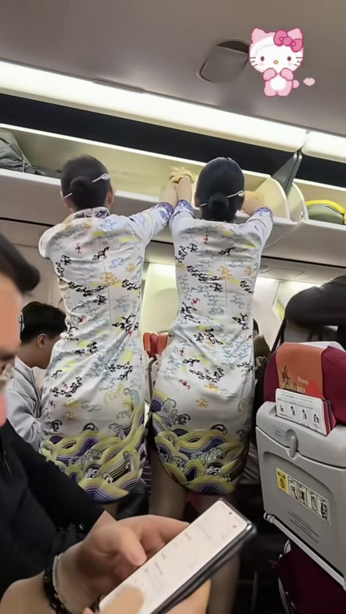 不管是保洁员还是空姐，劳动着的女生更美。行李箱有的挺重，我也是最近这两年才注意到