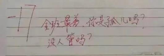 央媒评老师批作业写评语“你是孤儿吗”，恶言贬损，伤害学生。立即辞退，永不录用，教