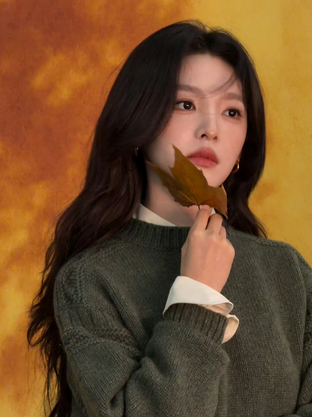 太美了楠楠氛围感女神章若楠冬日氛围感有啦 Live好 