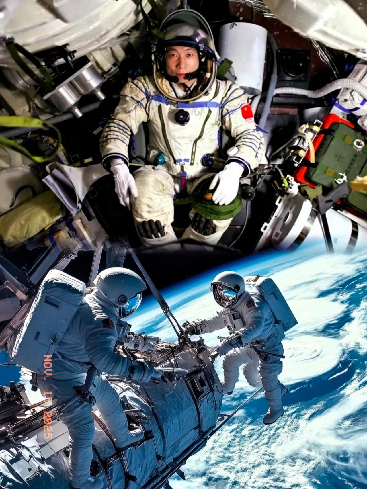 看到神舟20宇航员，
全部开心安全地回来，
心里面却是莫名不舒服。这份不舒服绝非