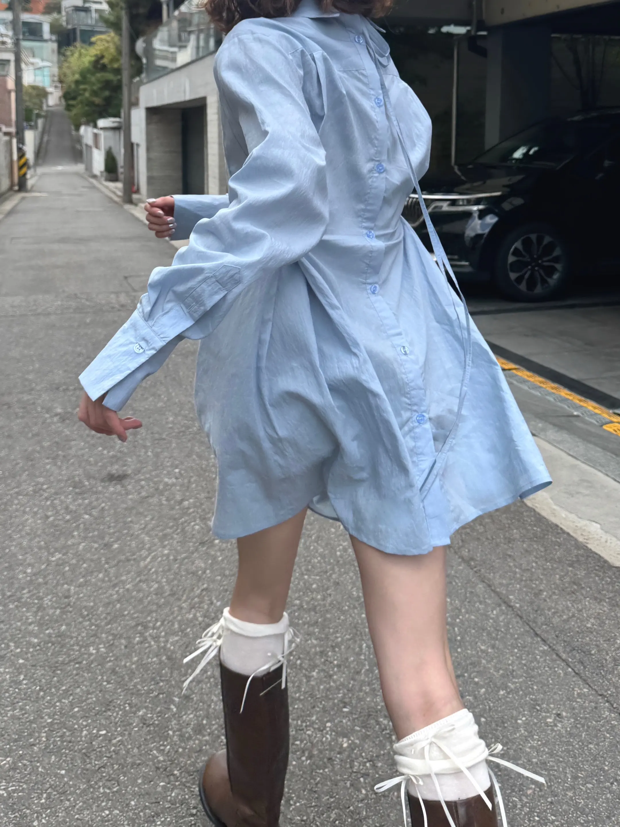 衬衫裙明晚八点！