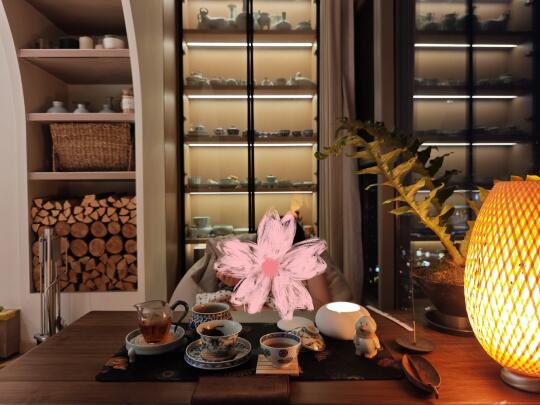 宅家喝茶|祁门红茶+斗彩茶具氛围感