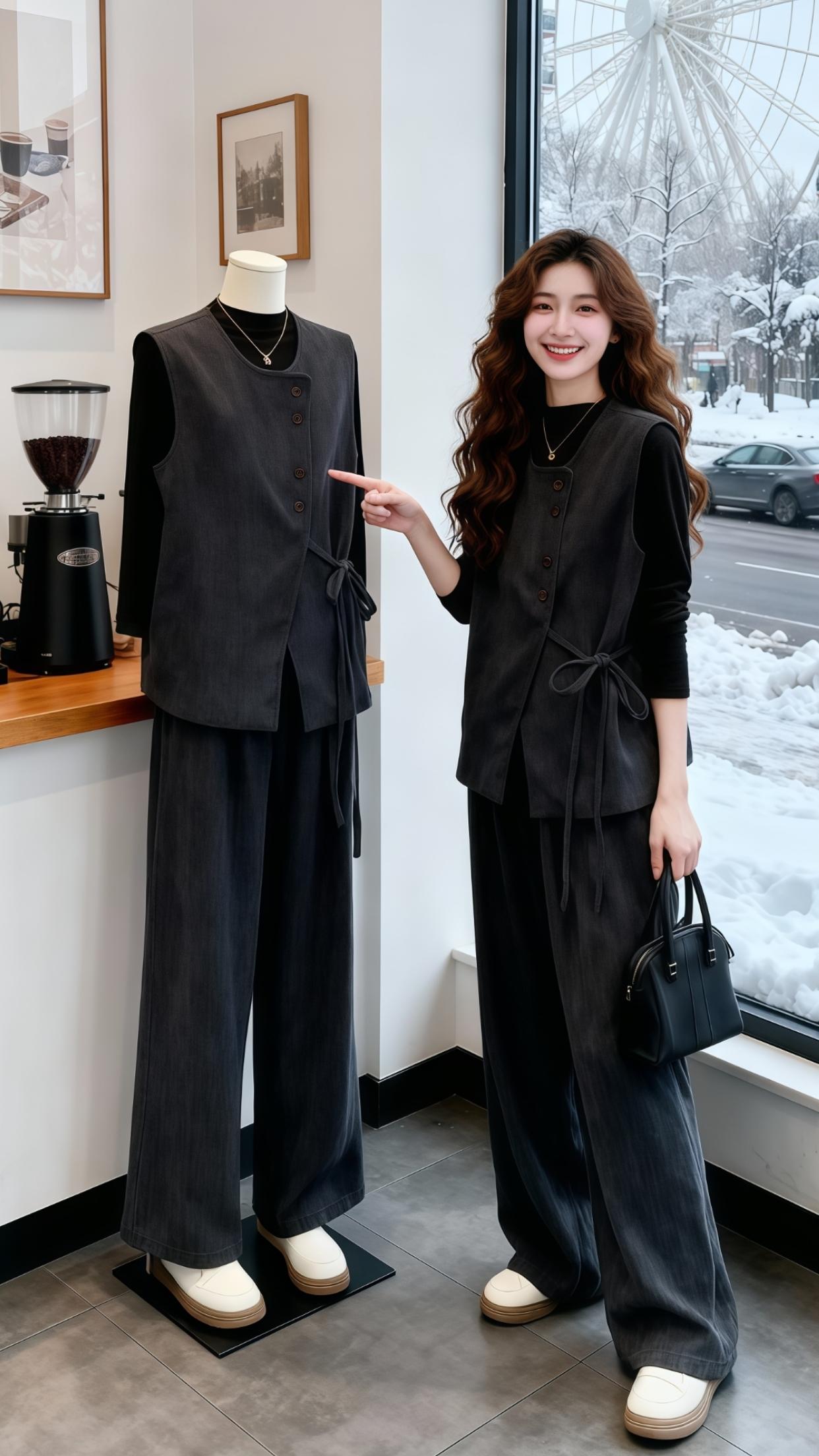 气质女神穿搭 高级感穿搭 优雅气质 精致穿搭 套装显瘦穿搭