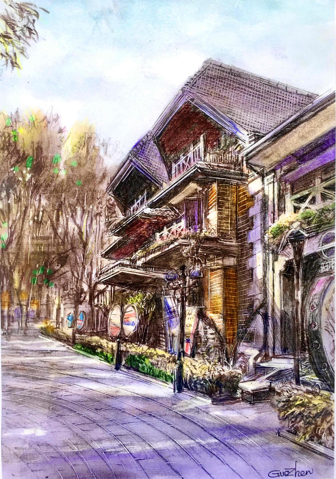 《思南公馆》位于"辣斐德路"（今复兴中路）与"马斯南路"（今思南路）交汇处。  